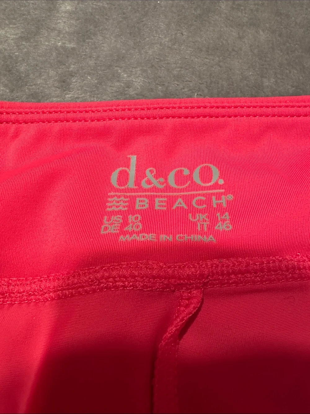 NWOT D & Co BEACH Bright Floral Shark HemTankini w/Pink Swim Shorts Sz 10 - Picture 8 of 16